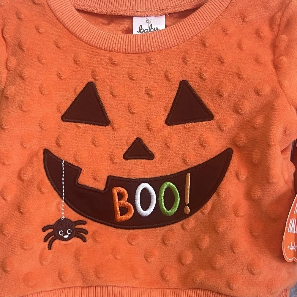 Baby Starters Shirt Pants Hat 3 Piece Set My First Halloween Long Sleeve 6M - Picture 3 of 8
